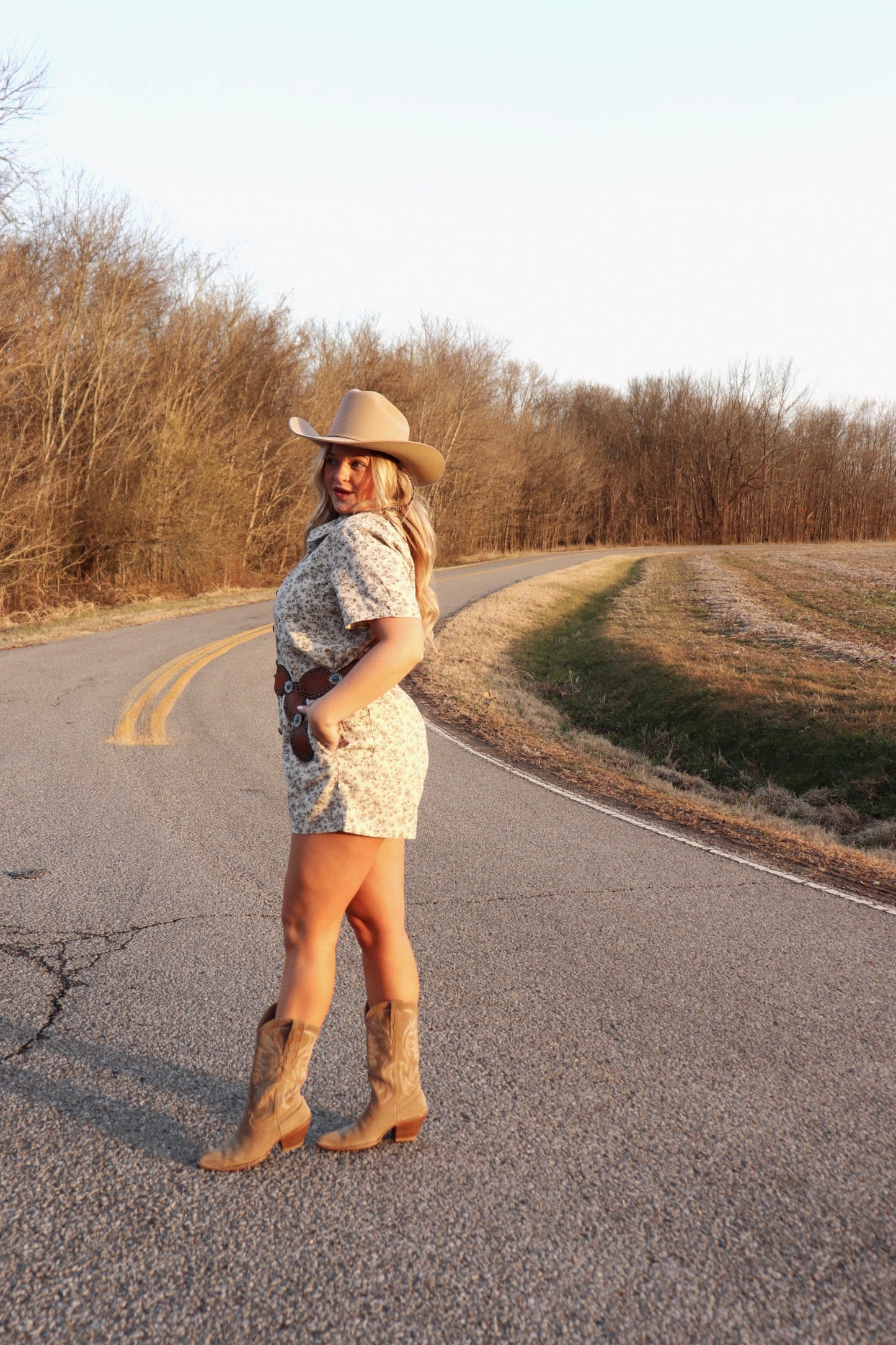 Boho Floral Romper