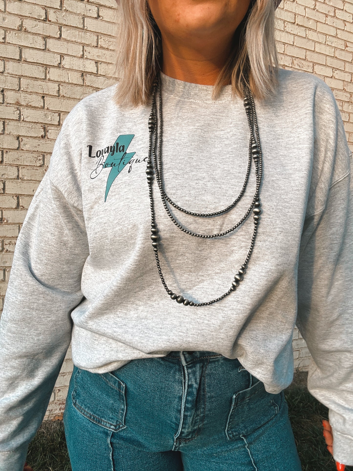 Lovayla Boutique Logo Crewneck