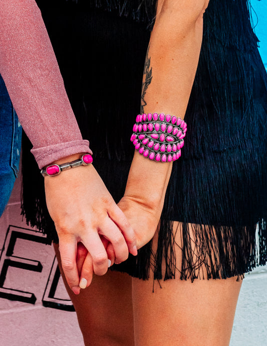 Pink Delilah Cuff