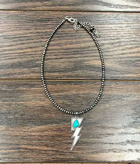 Lightning Bolt Layering Necklace