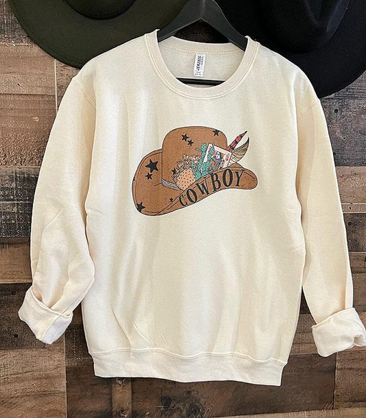 Cowboy Hat Crewneck