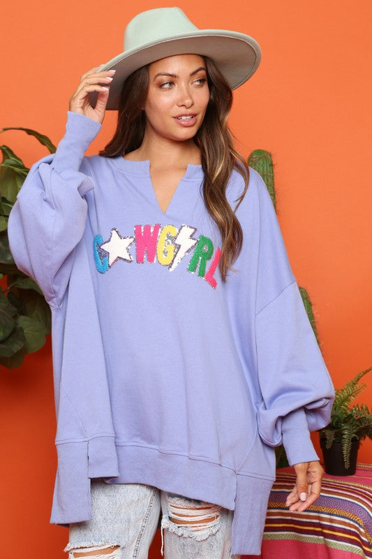 Cowgirl Oversized Long Sleeve