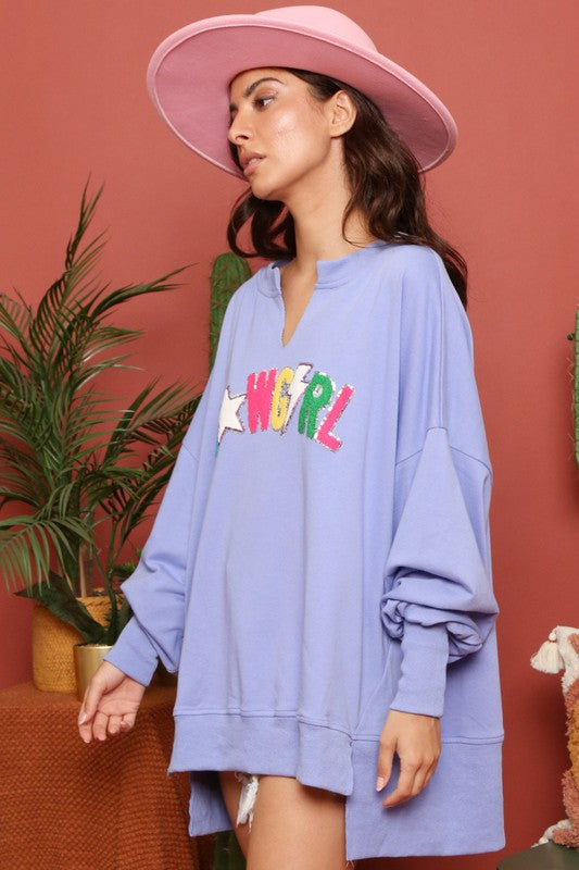 Cowgirl Oversized Long Sleeve