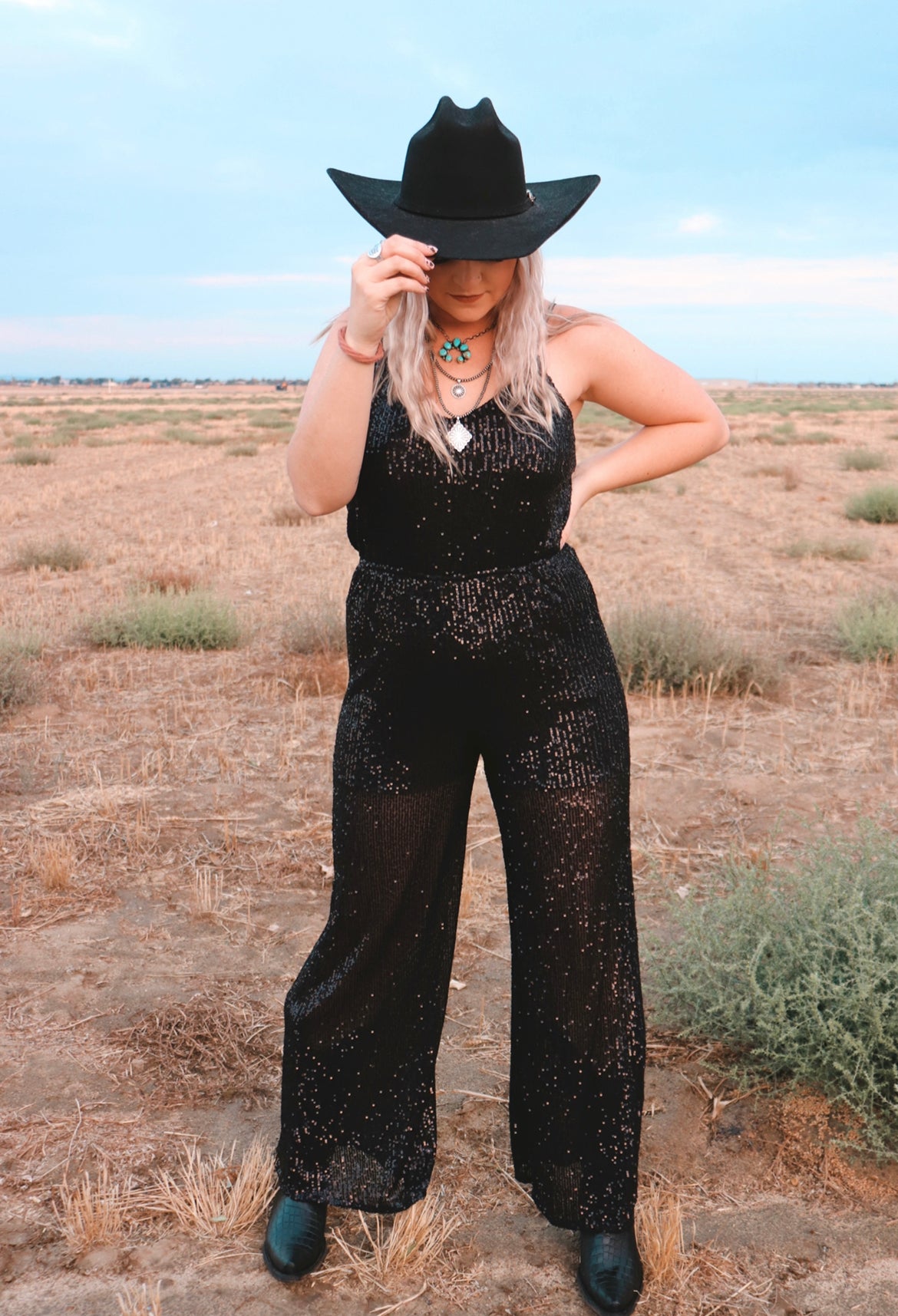 Shine on Me Sequin Jumpsuit
