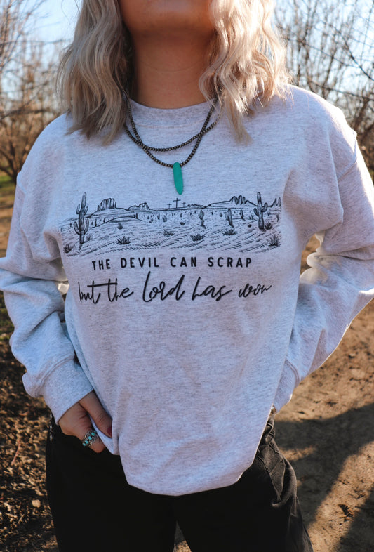 The Lord Has Won Crewneck