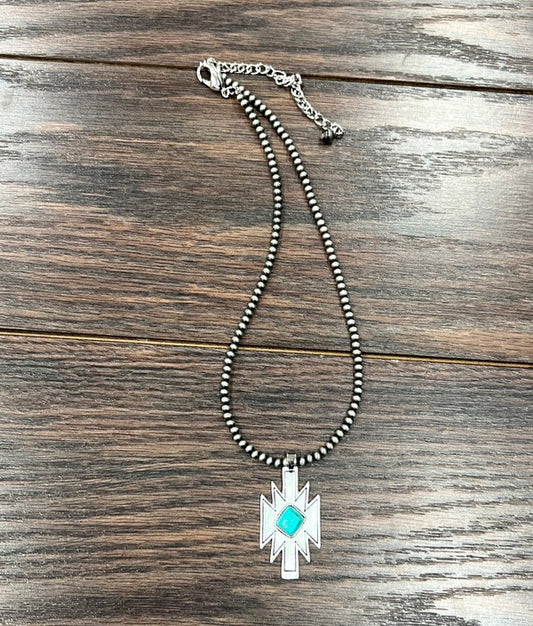 Aztec Turquoise Necklace